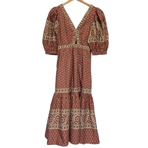 Sea New York Fernanda Tile Print Cotton Dress - Picture 2 of 12